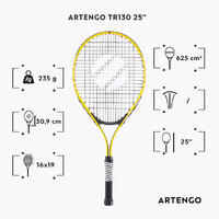 Kids' 25" Tennis Racket TR130 - Yellow