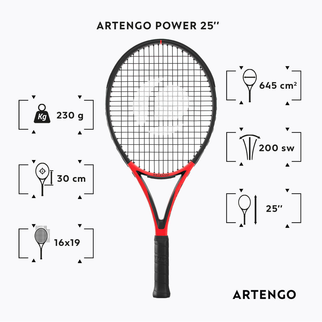 Teniso raketė „TR990 Power 25 Junior“