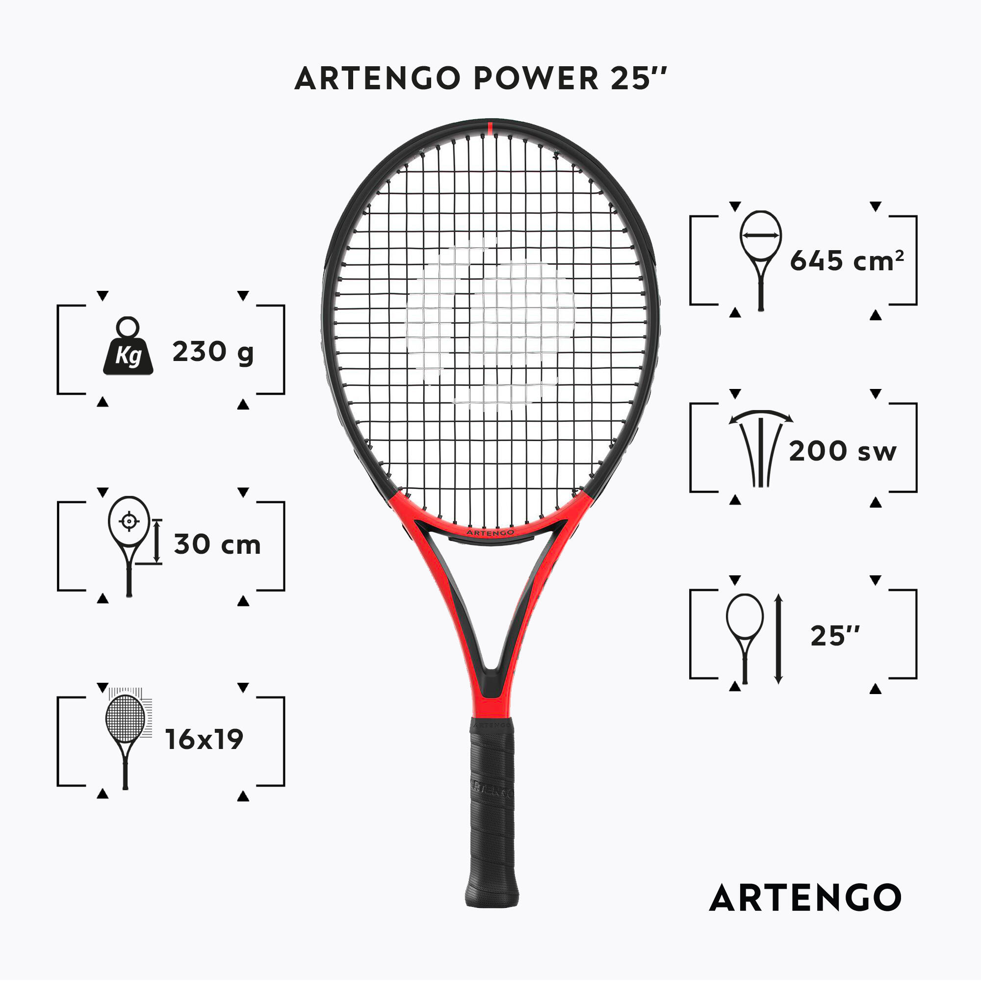 ARTENGO TR990 PRO 26 ジュニア テニスラケット 硬式 ARTENGO(アルテンゴ) テニス ラケット 990 POWER