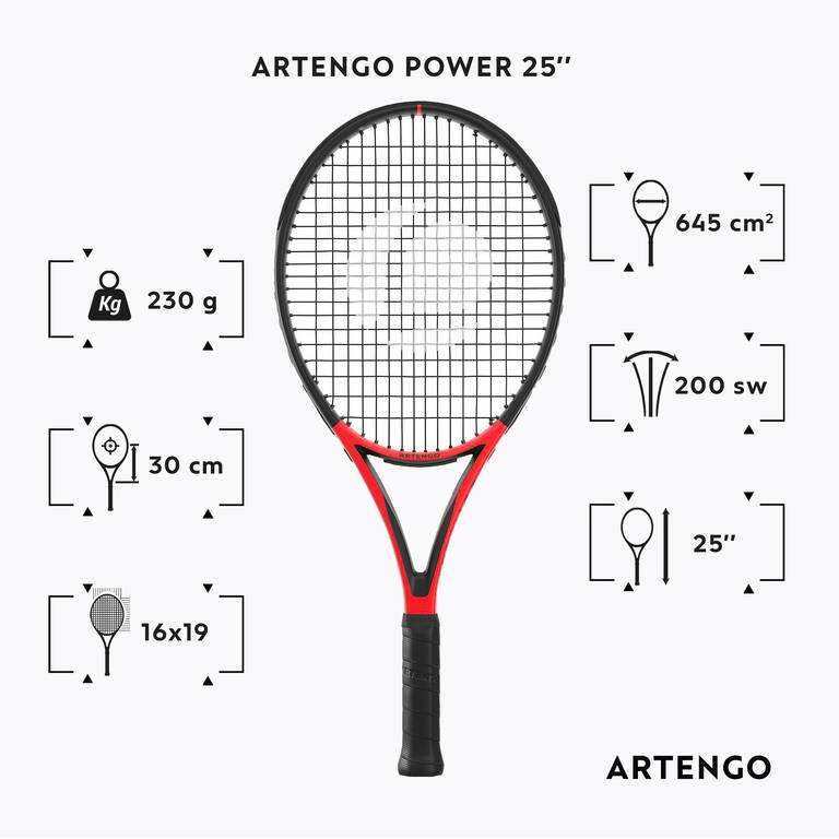 Raket Tenis TR990 Power 25 Junior