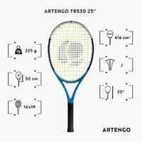 Raqueta de tenis niños Artengo TR530 25"