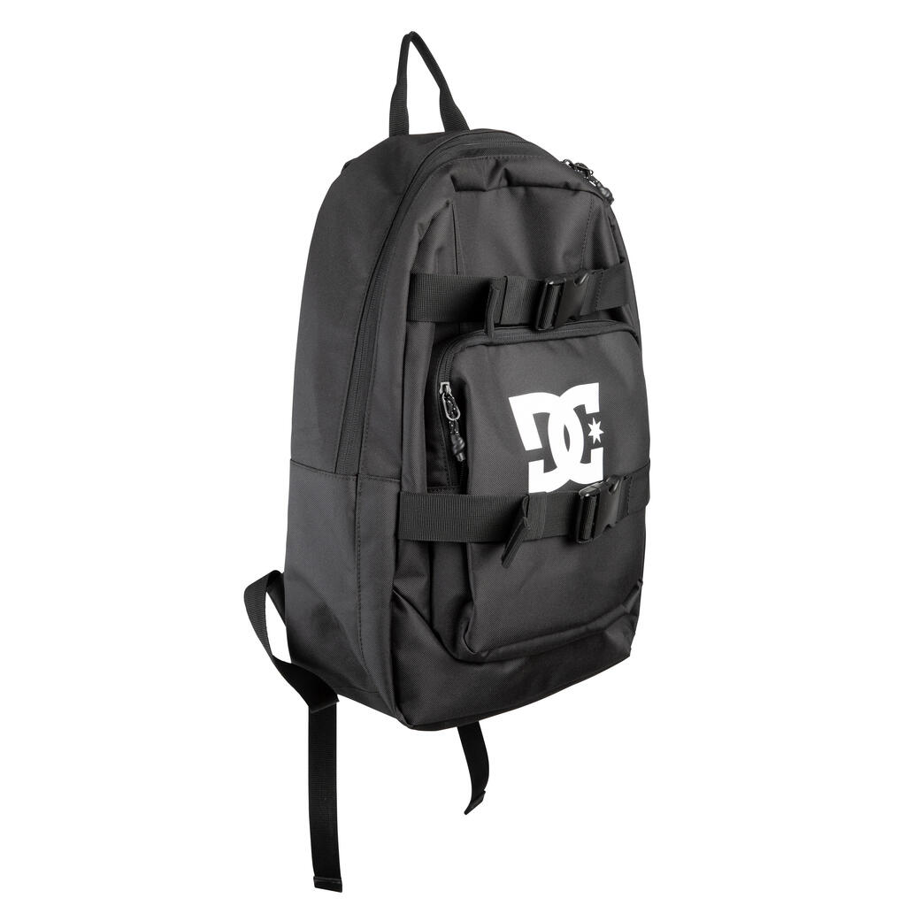 Skate-Rucksack DC Shoes Strapper mit Befestigungsriemen für Skateboard schwarz