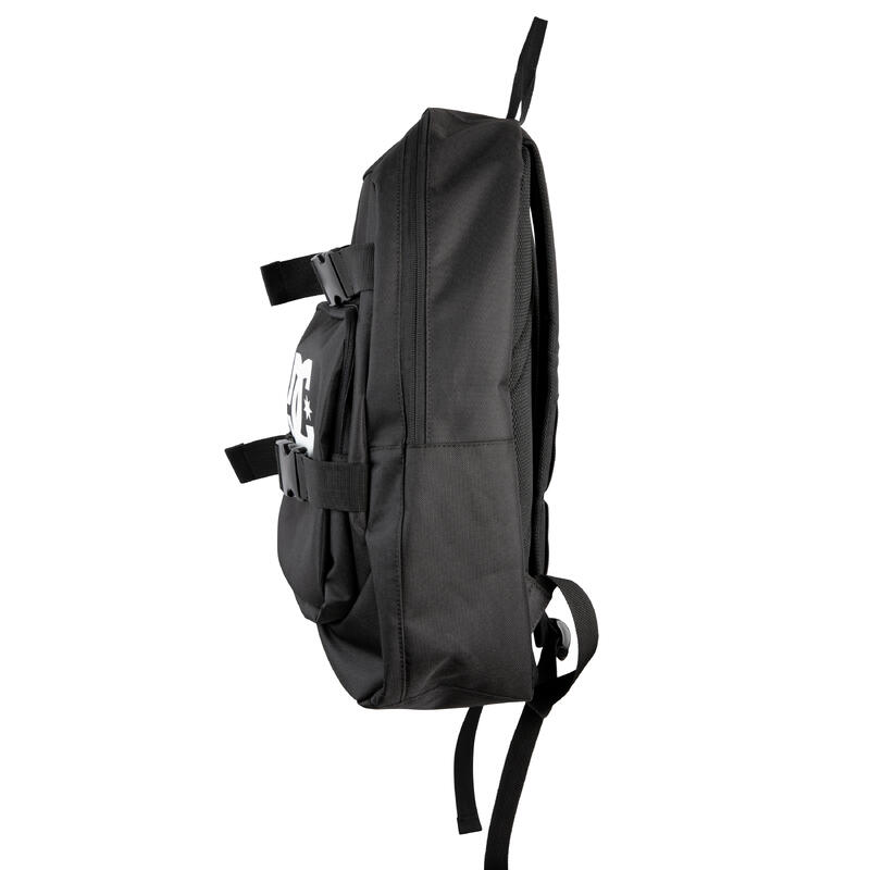 SAC A DOS DE SKATE DC SHOES STRAPPER NOIR AVEC FIXATION POUR SKATEBOARD