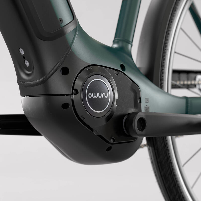 Elektrische stadsfiets met automatische Owuru versnelling LD 920E hoog frame