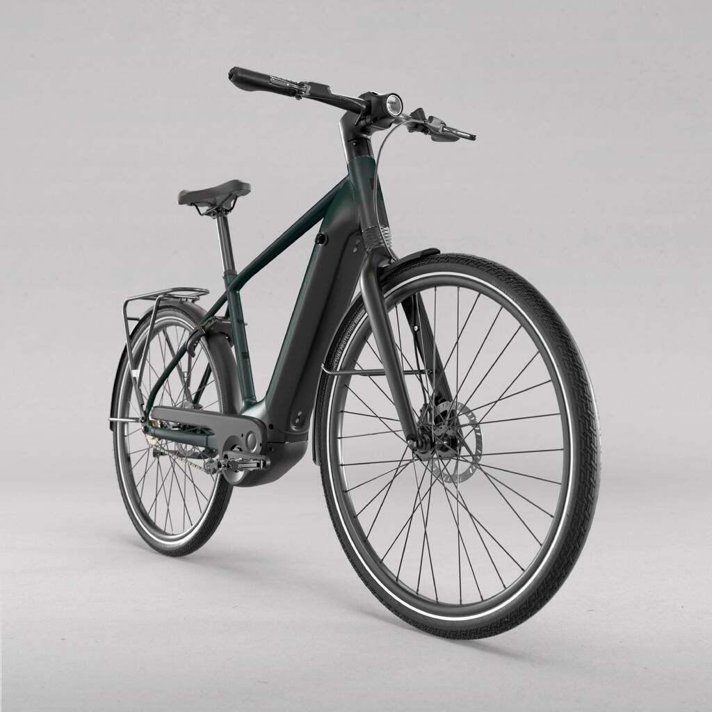 Mestský elektrobicykel LD 920E s vysokým rámom a automatickým motorom Owuru