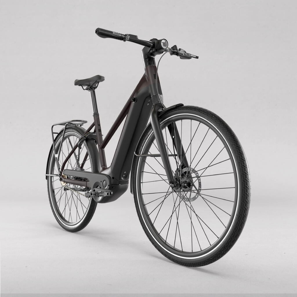 Mestský elektrický bicykel 920E na dlhé vzdialenosti nízky rám motor Owuru