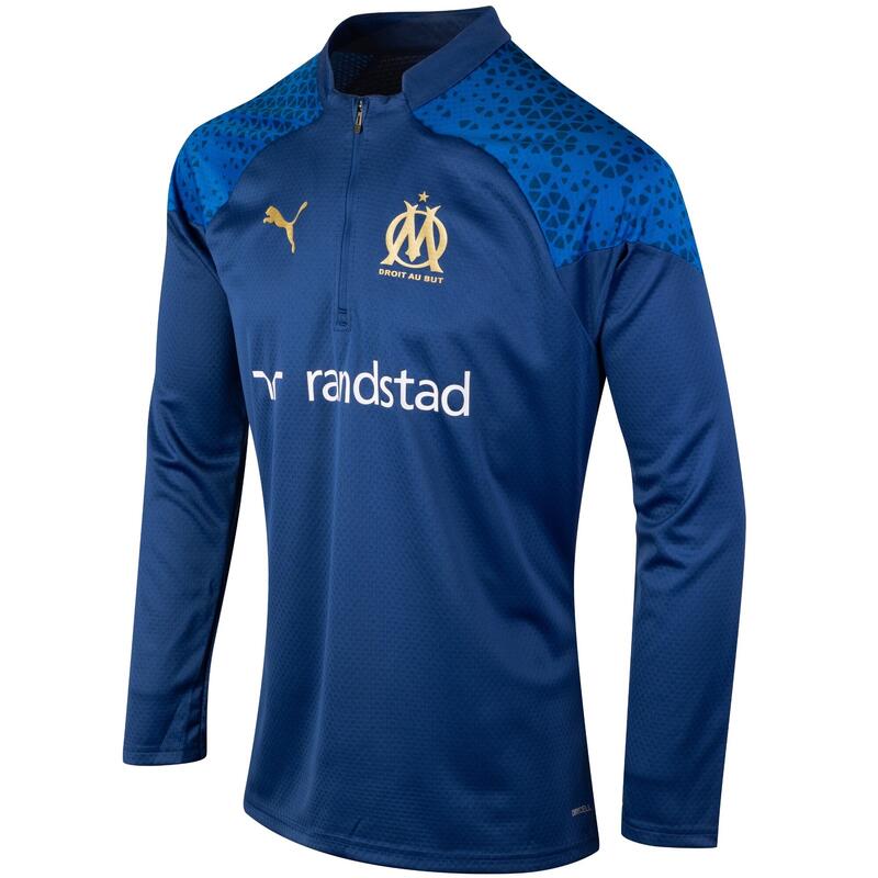 Haut d'entraînement 1/4 Zip Olympique de Marseille 23/24 Adulte