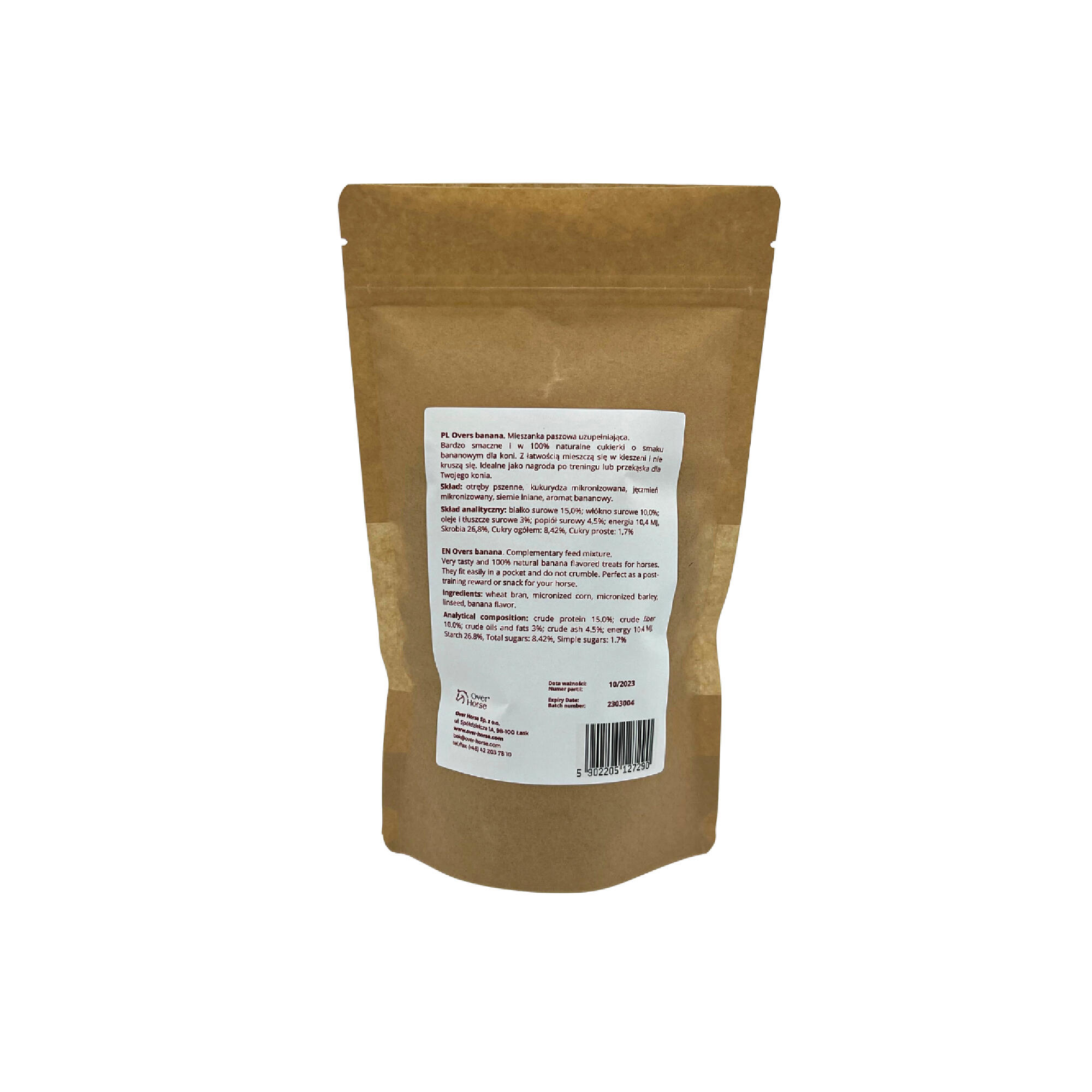Overs Smakołyki dla konia Banana 500g 2/2