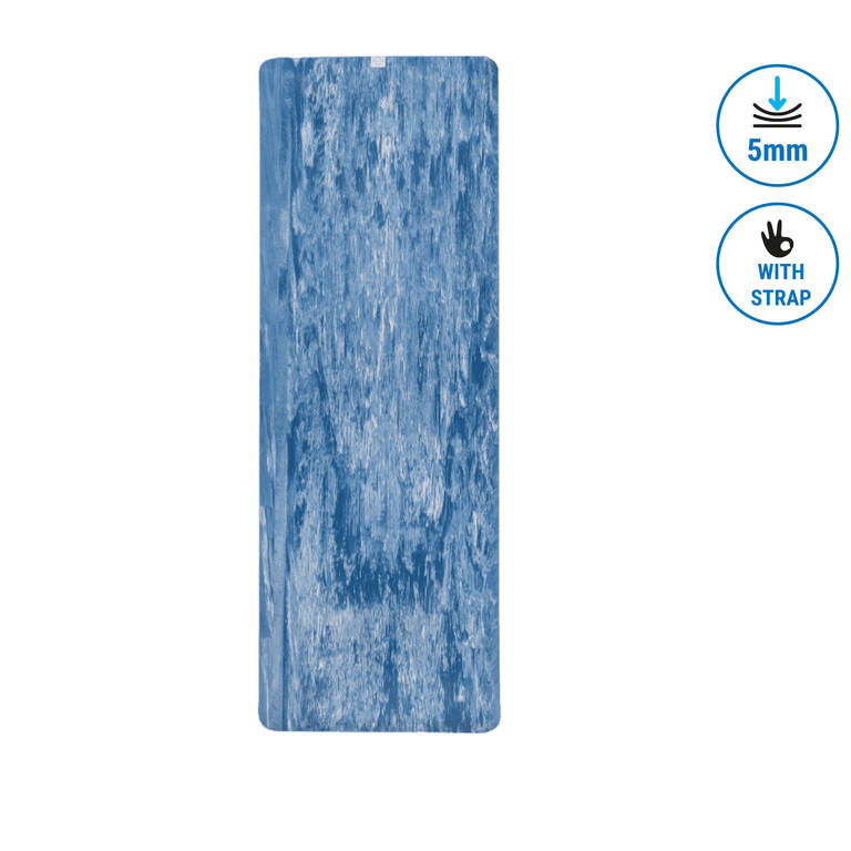 Yoga Mat 5mm Grippy  - Blue