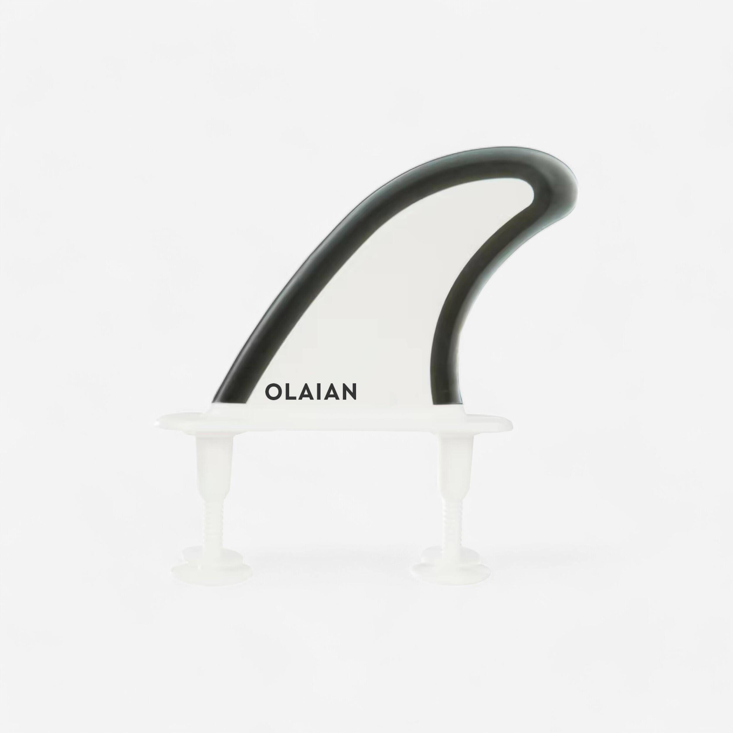 Fin Soft Edge Foam Surfboard - 100 White -  1