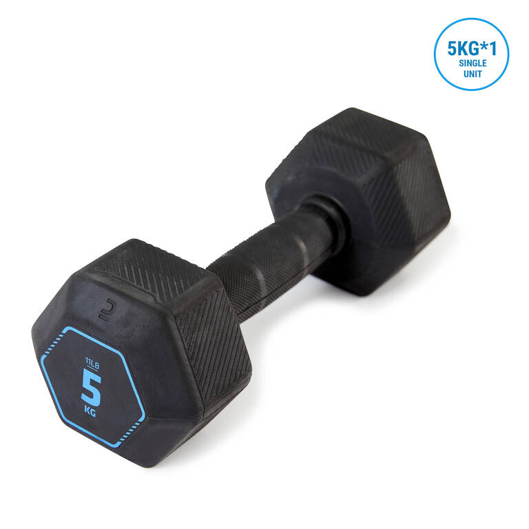 Hex Dumbbell 5 kg Black