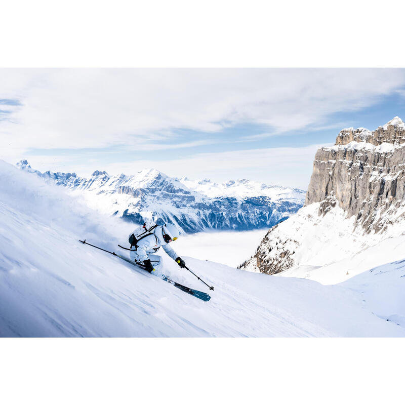 Freeride skihelm voor volwassenen FR 900 MIPS grijs blauw