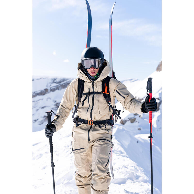 Skijacke Herren Freeride – FR900 beige 