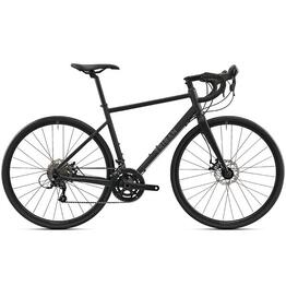 Velo route cyclotouriste rc500 microshift 9v gris