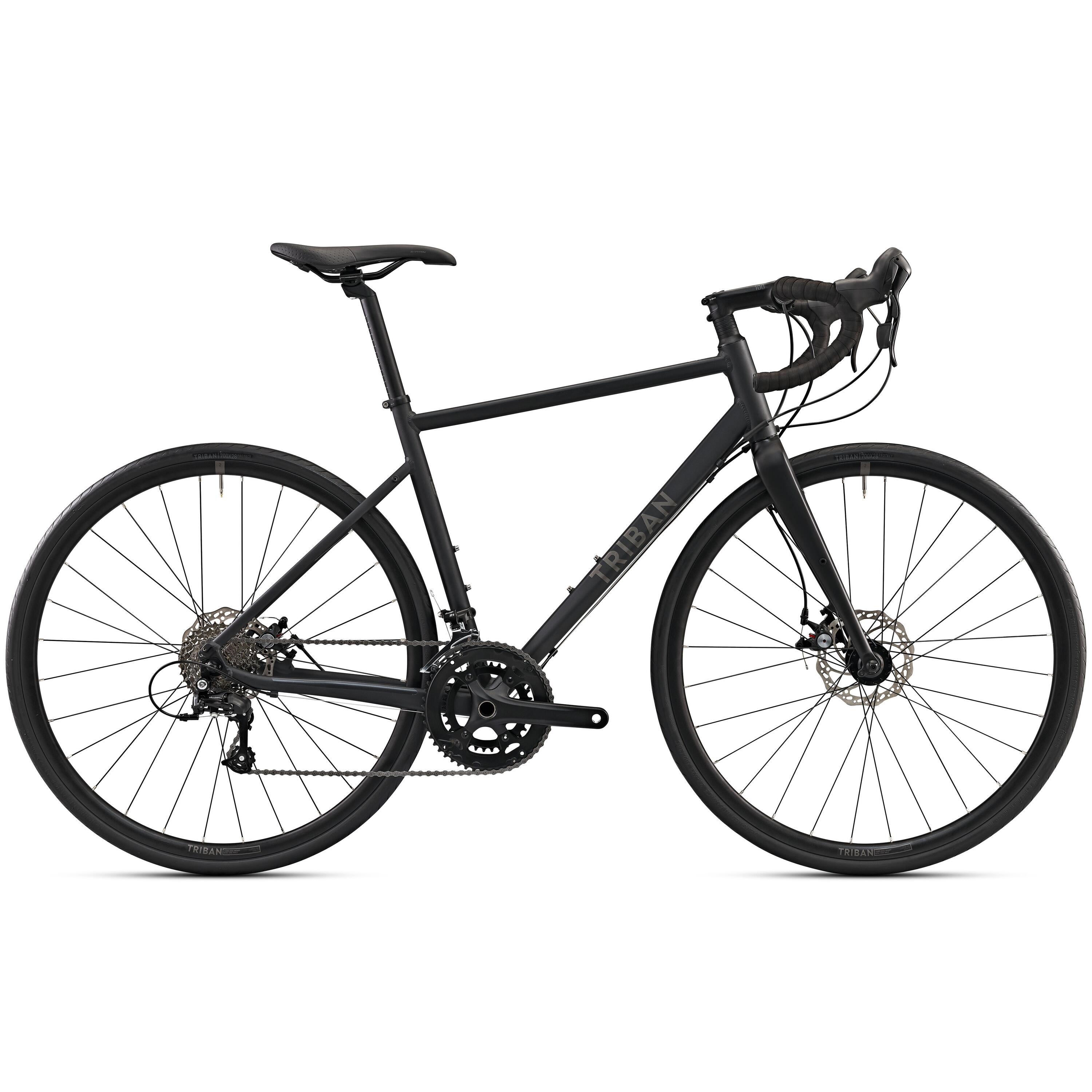 VAN RYSEL Rennrad RC500 Aluminium Microshift 9-fach grau
