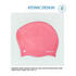 Adult Swimming Cap 56-60 Cm Long Hair 500 Secure & Stretchable Ruby