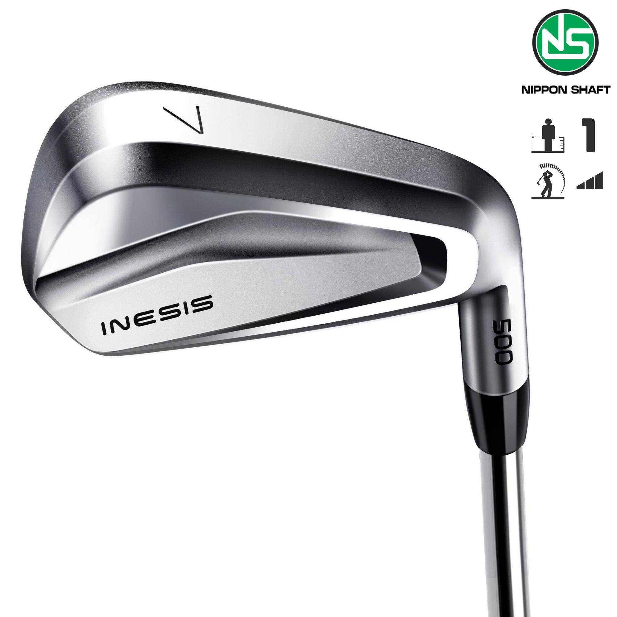 GOLF SET OF IRONS RIGHT HANDED SIZE 1 & HIGH SPEED - INESIS 500 -  1