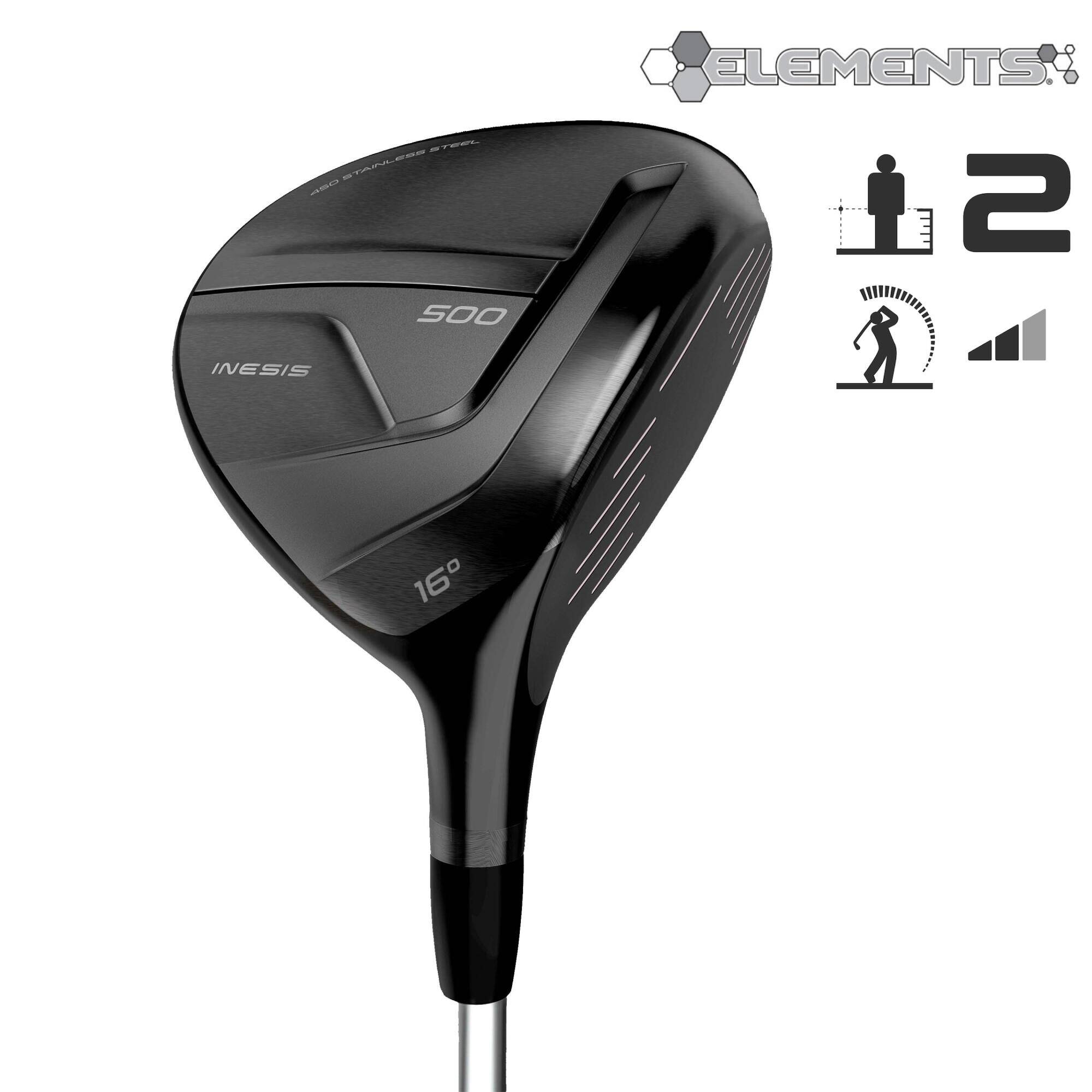 Golf 3 Wood Medium Speed Size 2 Right Handed 500 -  1