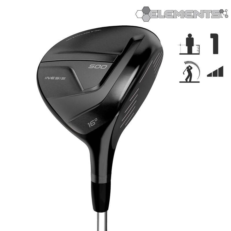 Crosă lemn 3 Golf INESIS 500 Mărimea 1 și Viteză mare Dreptaci