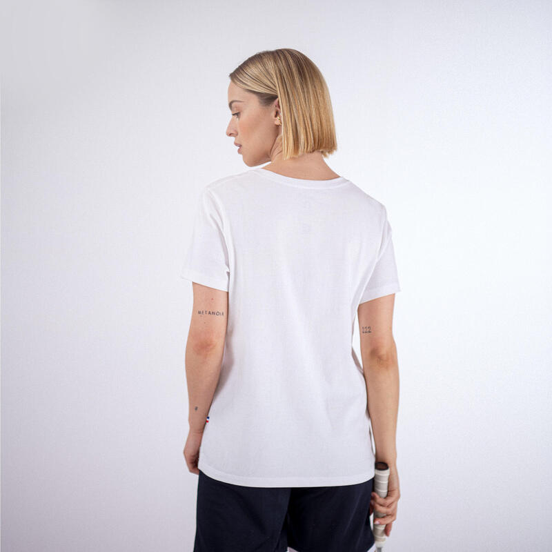 T-shirt Paris 2024 Femme - Blanc Made in France