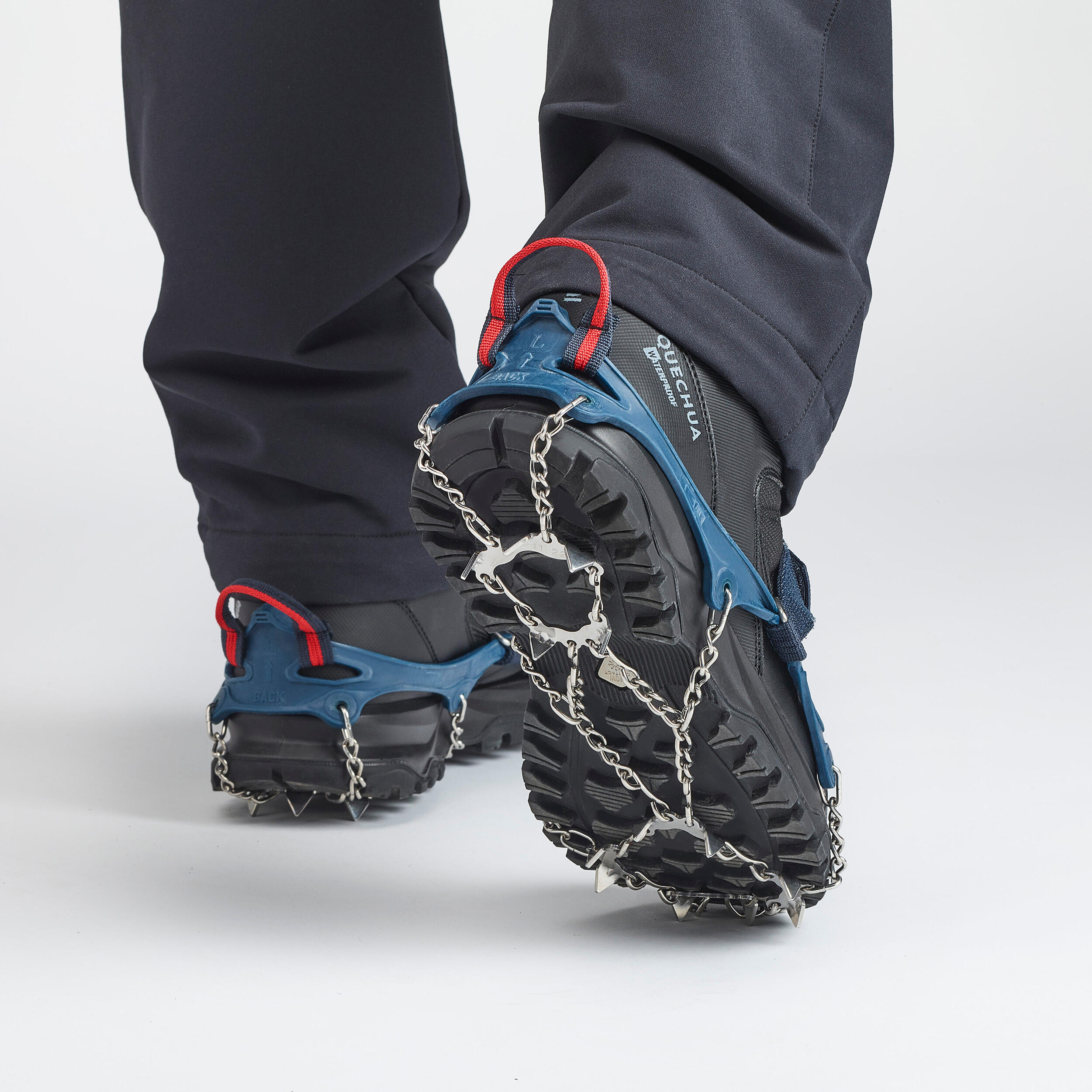Hiking crampons SH500 Blue Decathlon