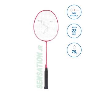 JUNIOR BADMINTON RACKET BR 500 PINK