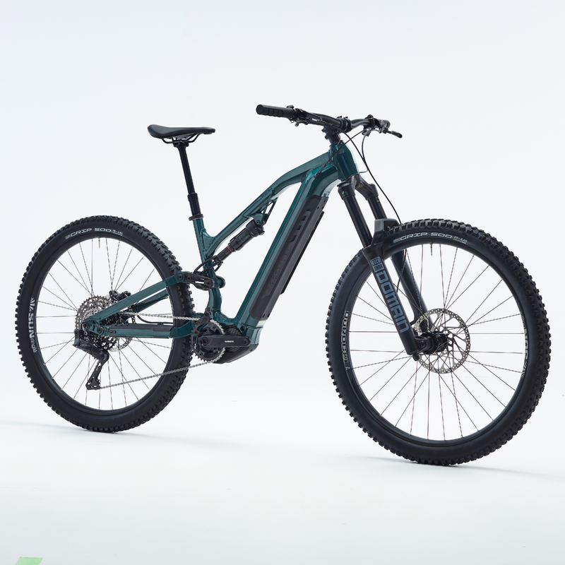Velo VTT electrique All Mountain tout suspendu 29 E FEEL 900 S pour les clubs et collectivites Decathlon Pro