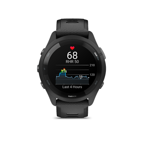 MONTRE CONNECTÉE MULTISPORT GPS CARDIO - GARMIN FORERUNNER 265 MUSIC NOIRE