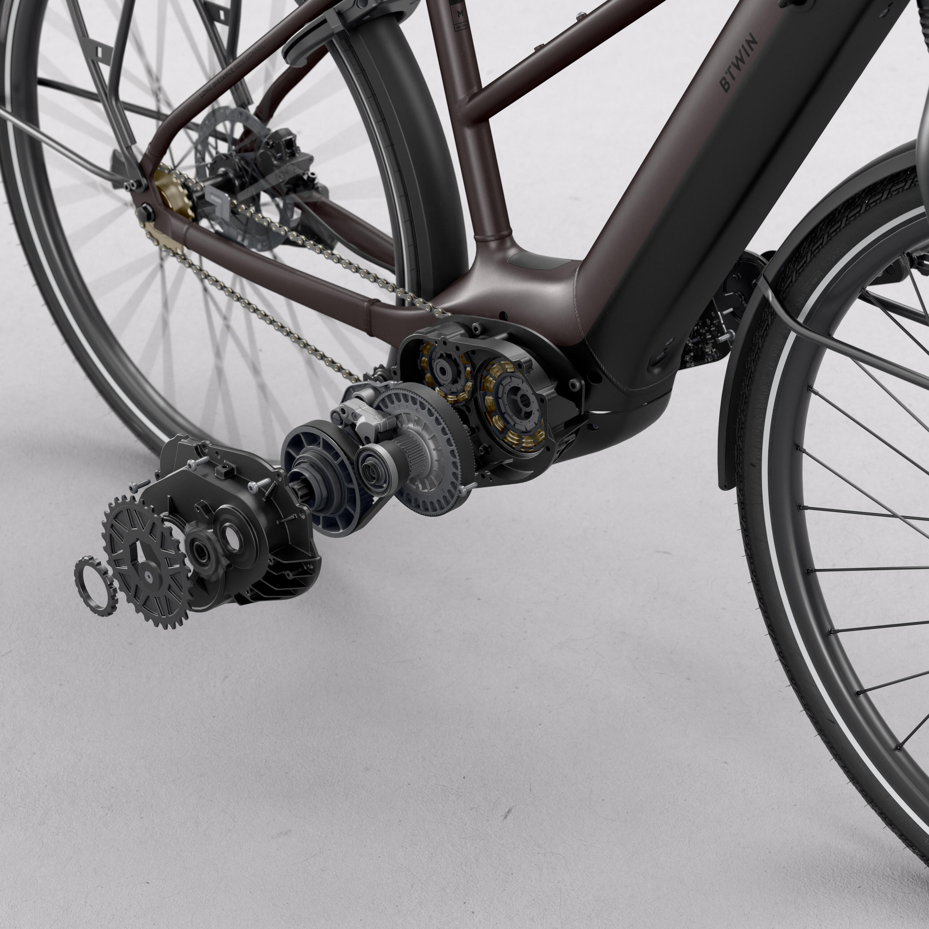 Bicicleta eléctrica urbana Larga Distancia LD 920 E Automática Cuadro Bajo 21/42