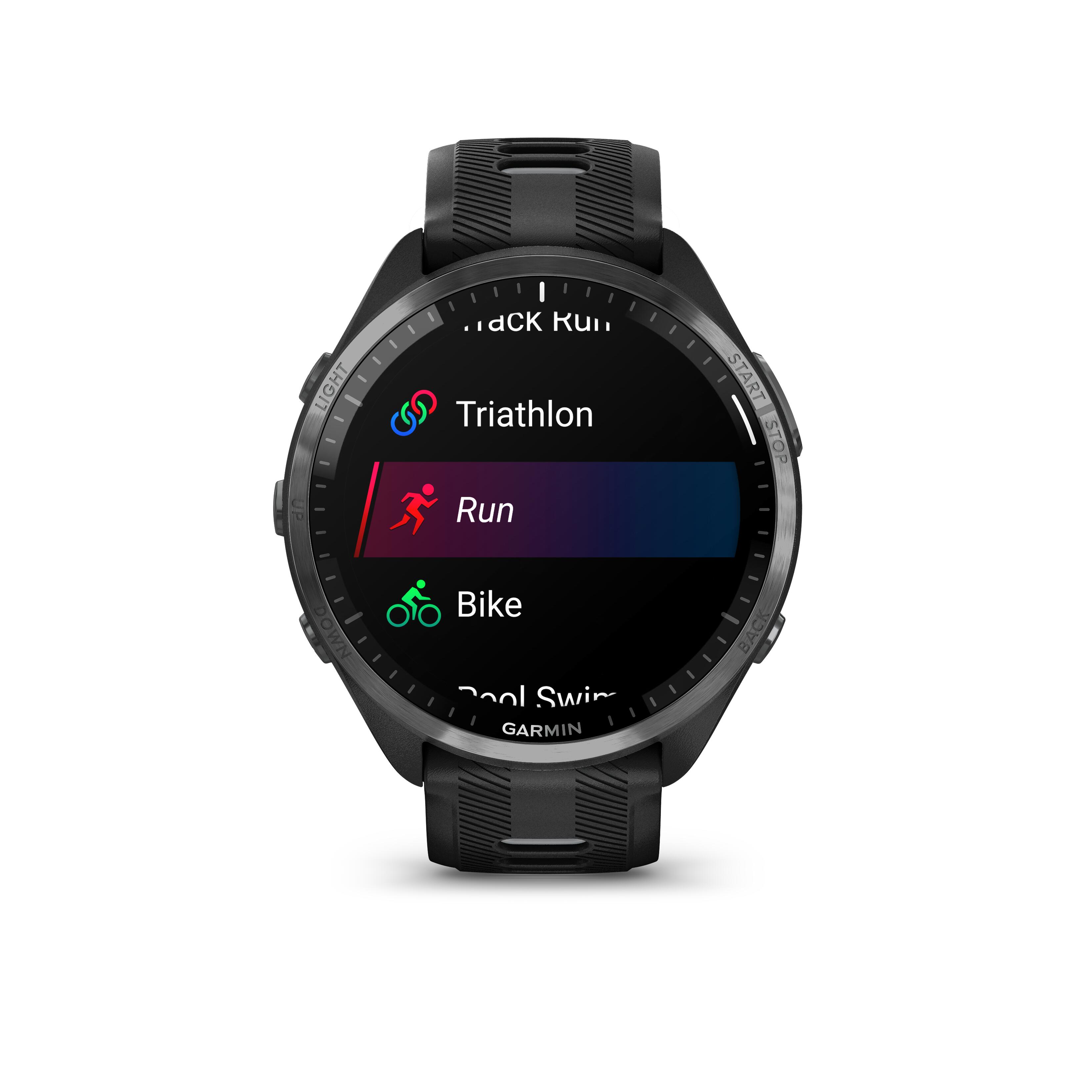 ウォーキング・ランニングウェア GARMIN Forerunner 965 Black ガーミン(GARMIN) GPSランニングウォッチ Forerunner 965 Black