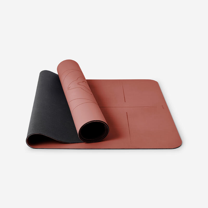 Saltea Yoga GRIP+ 185 cm x 65 cm x 4 mm Maro 