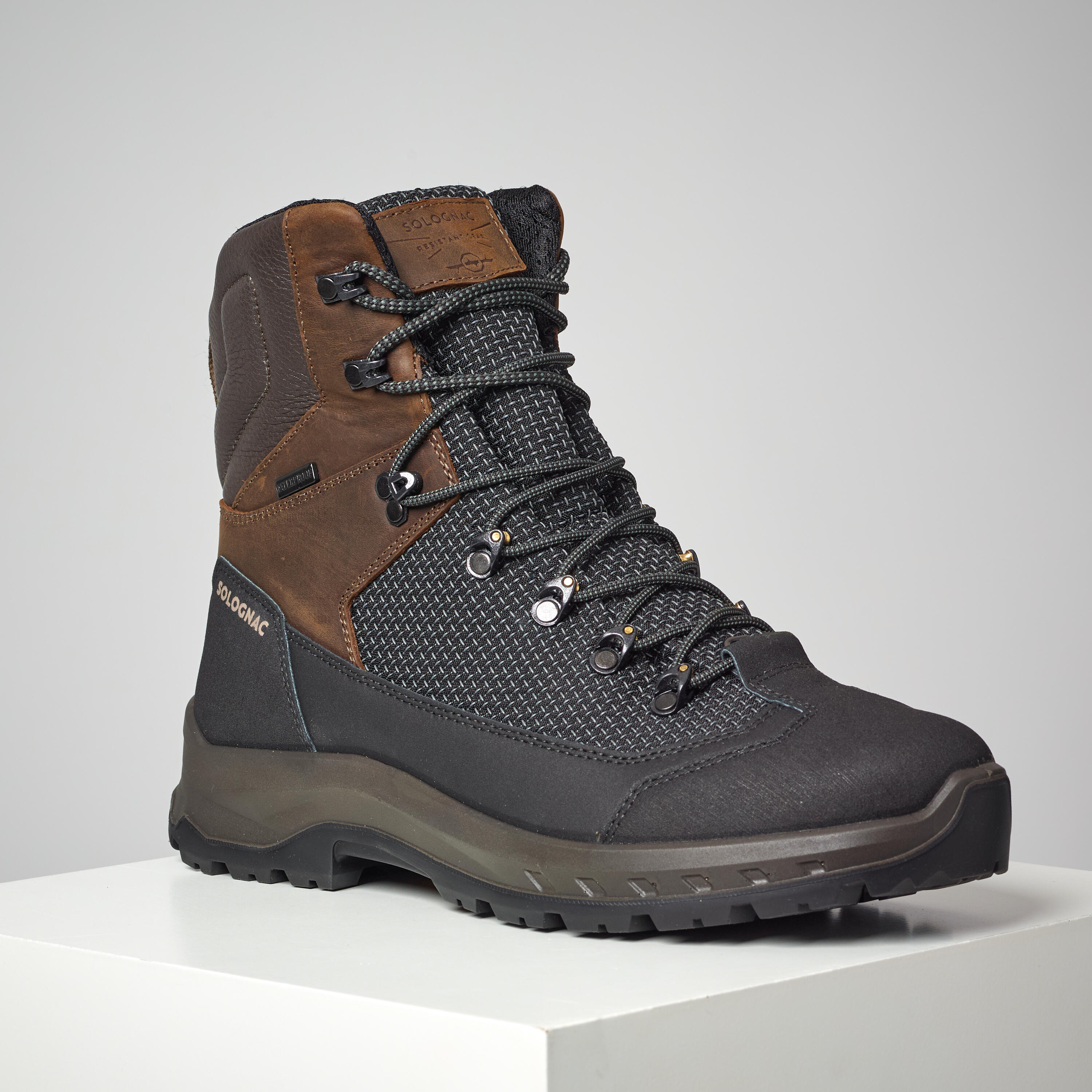 Botas Caza Solognac Crosshunt 520 Hombre Marrón Resistentes Vibram 9/13