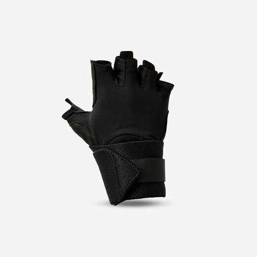 
      Pohodlné rukavice na posilňovanie s bandážou - čierne
  