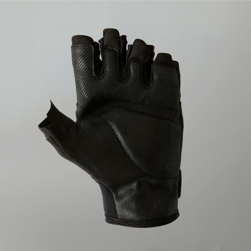 Comfortabele fitness handschoenen zwart