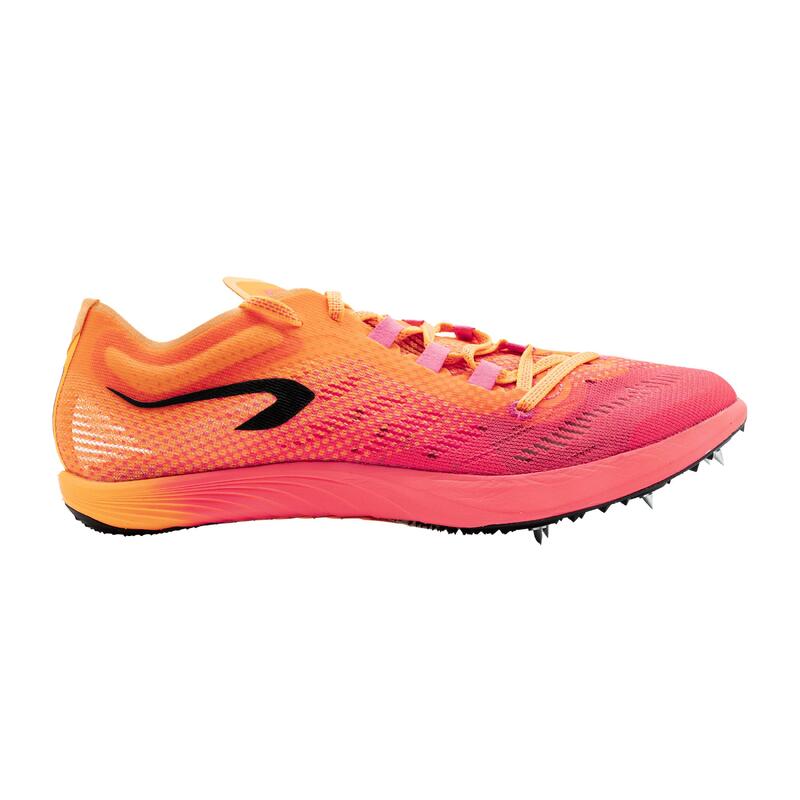 Chaussures pointes d'athlétisme Longue Distance - AT LONG 900 Oranges et  Roses KIPRUN