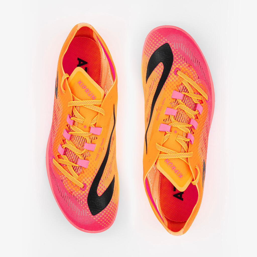 Leichtathlethikschuhe mit Spikes Langdistanz - AT Long 900 orange/pink 