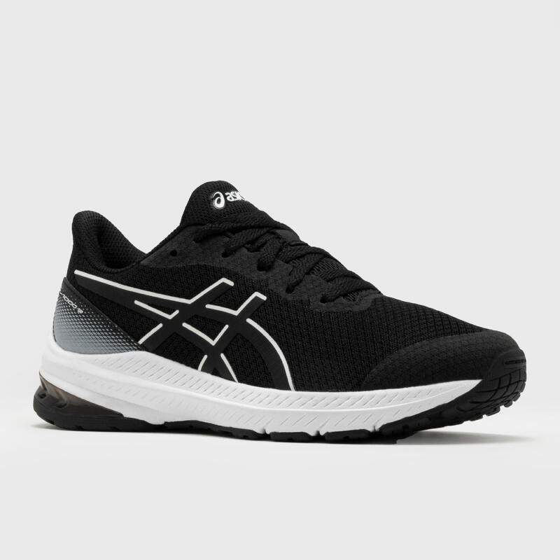 Scarpe running bambino unisex Asics GT-1000 12 GS nero-bianco