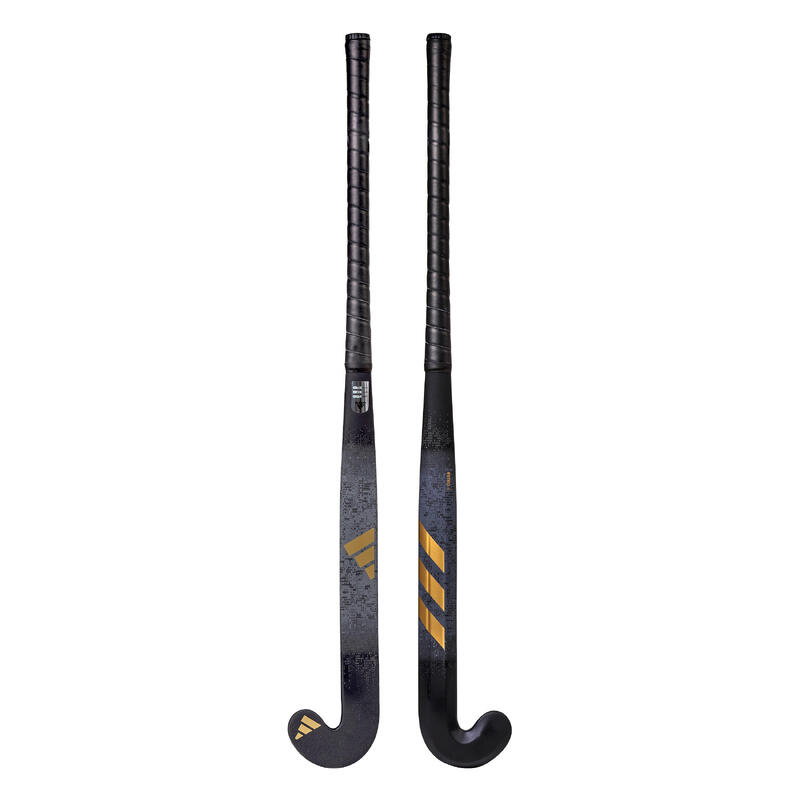 Stick de hockey ado fibre de verre mid bow Estro 8. Noir Or