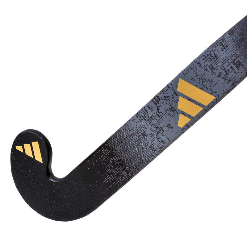 Stick de hockey adolescente fibra de vidrio mid bow Estro 8.Negro Dorado