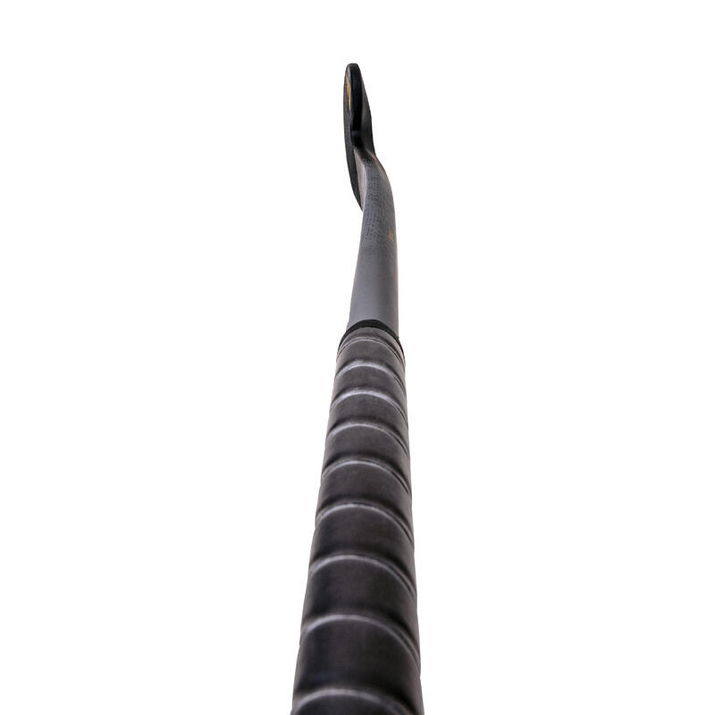 Stick de hockey/gazon adulte confirmé mid bow 20% carbone Estro 7. Noir et or