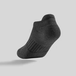 Kids' Tennis Low Socks RS 500 Tri-Pack - Black