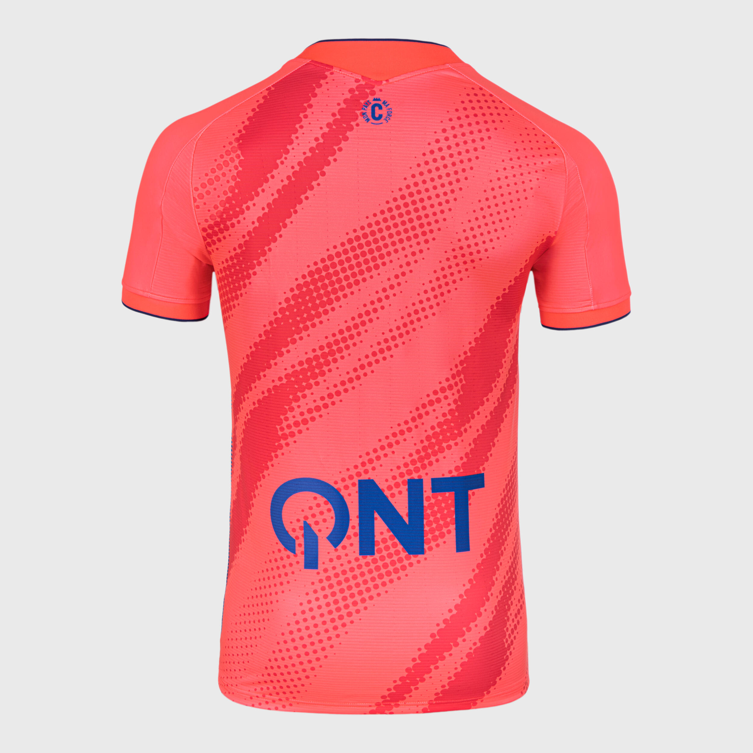 MAILLOT DE FOOTBALL AUTHENTIQUE CHARLEROI 23/24 3EME ROSE FLUO ZEBRE 8/9