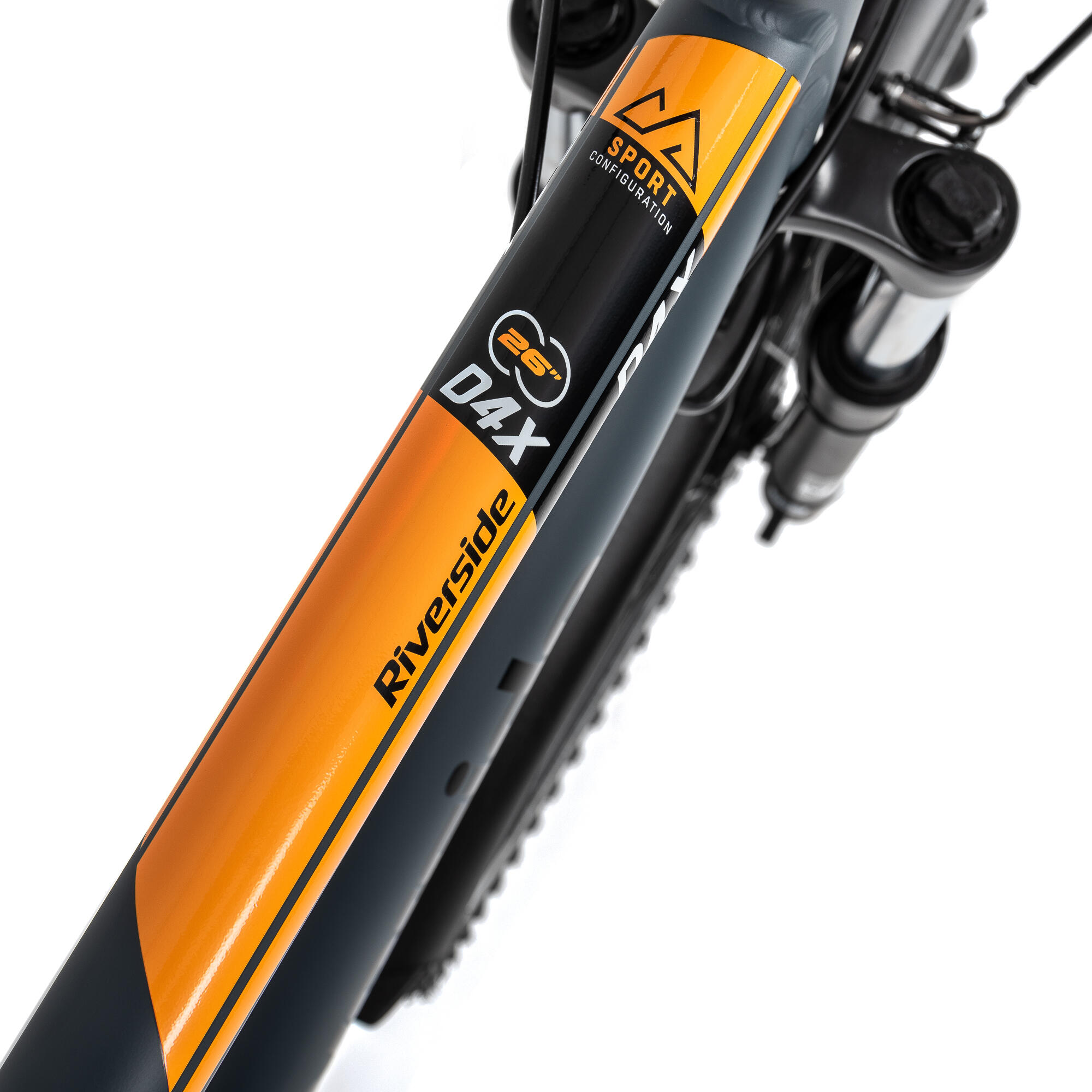 Trekkingrad 26 Zoll Riverside D4 X Herren anthrazit/orange 2/12