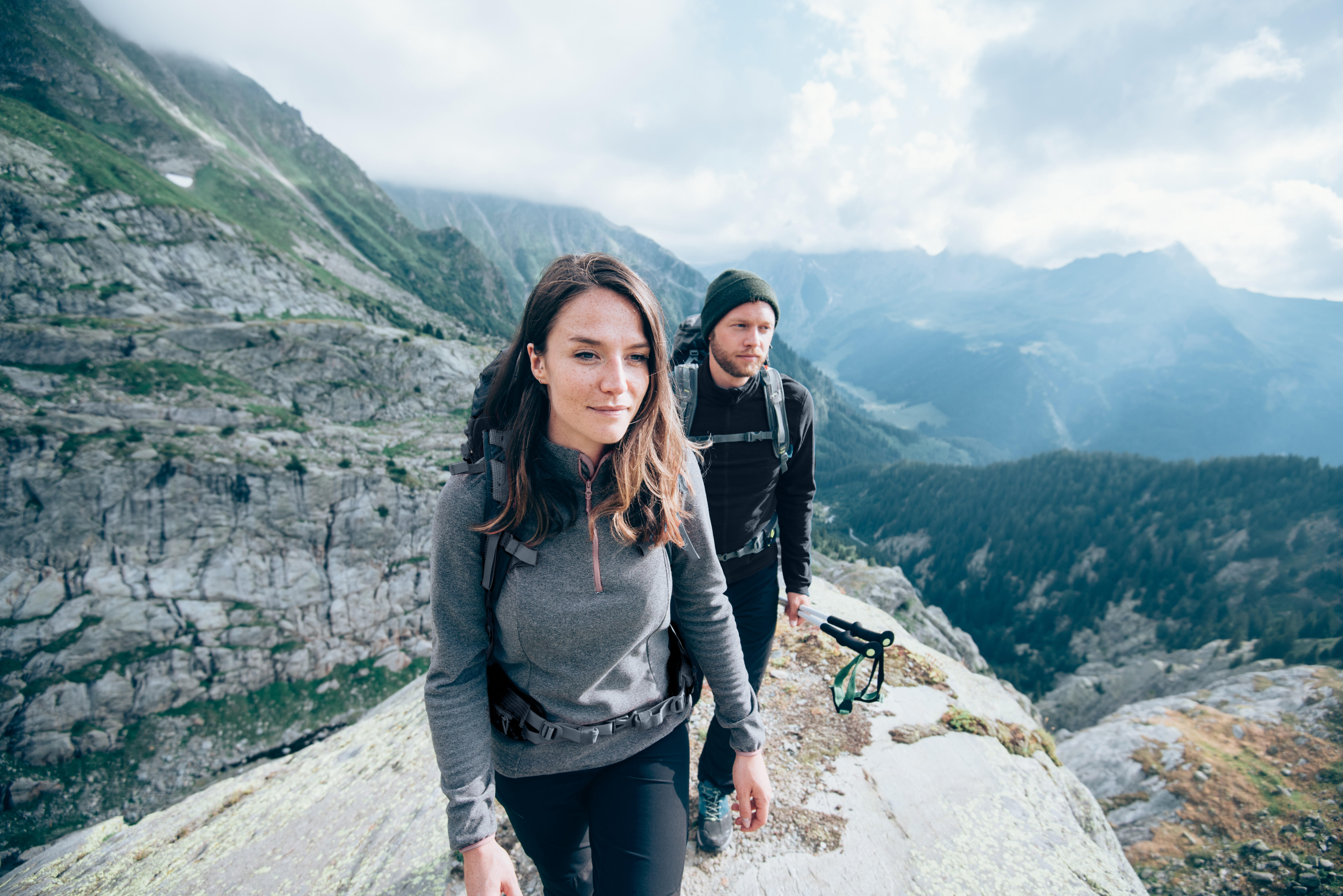 Chandail de randonnée en laine polaire MH 100 – Femmes - QUECHUA