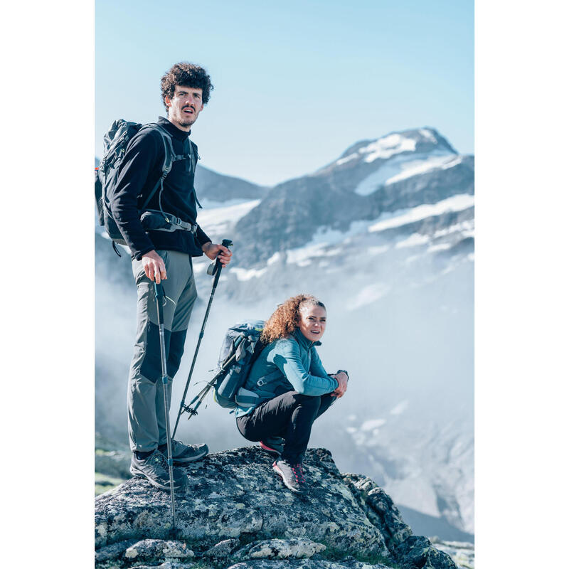 Erkek Outdoor Polar Mont - Siyah - MH100