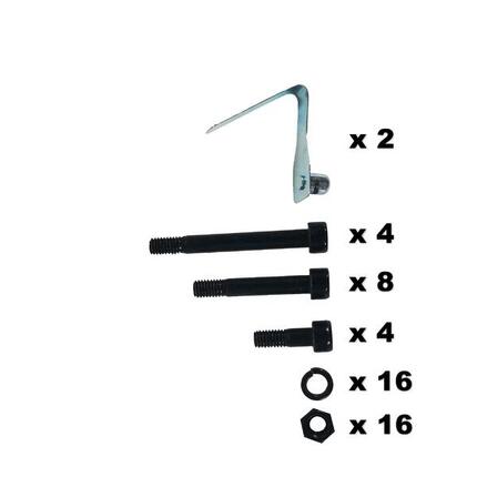 Kit visserie montage, pièce détachée boxe, punching ball + barre de réflexe