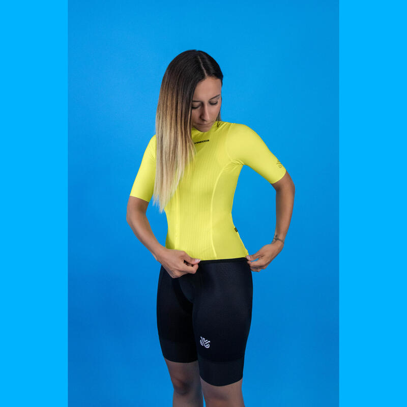 Maillot ciclismo manga corta mujer Vestta ECO Pro Plus Mimosa