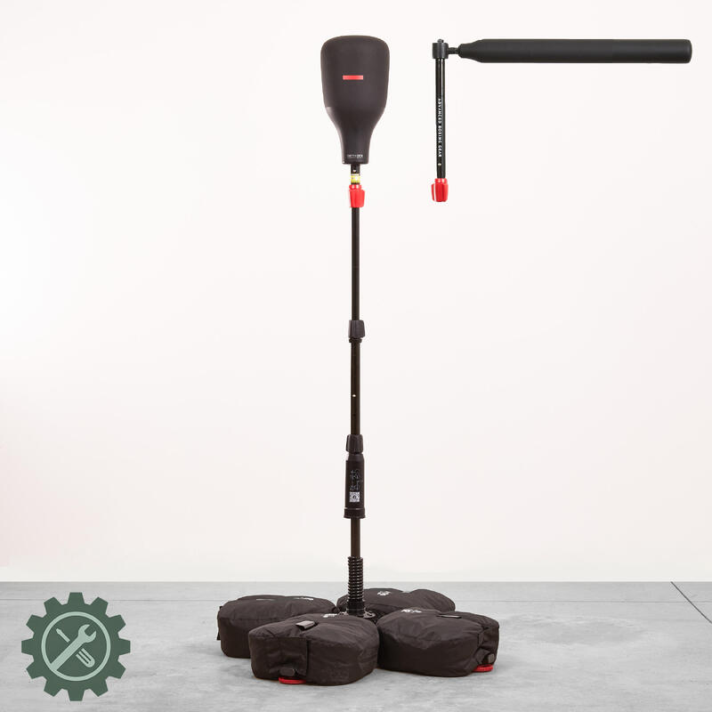 Barre de réglage hauteur, pièce détachée boxe, punching ball + barre de réflexe