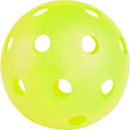 Balle floorball 100 jaune