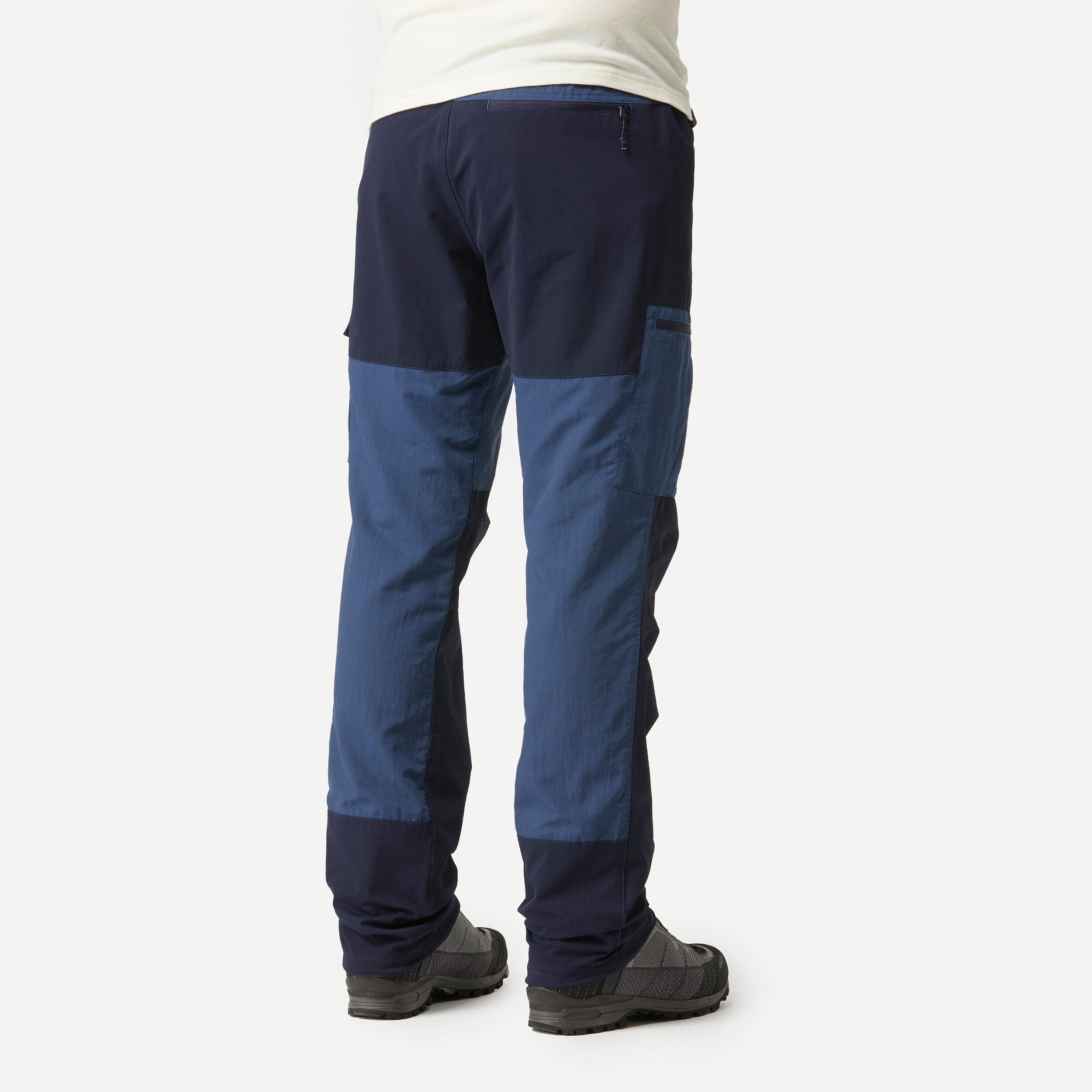 Men’s Mountain Hiking Pants - MT 500 Blue - FORCLAZ